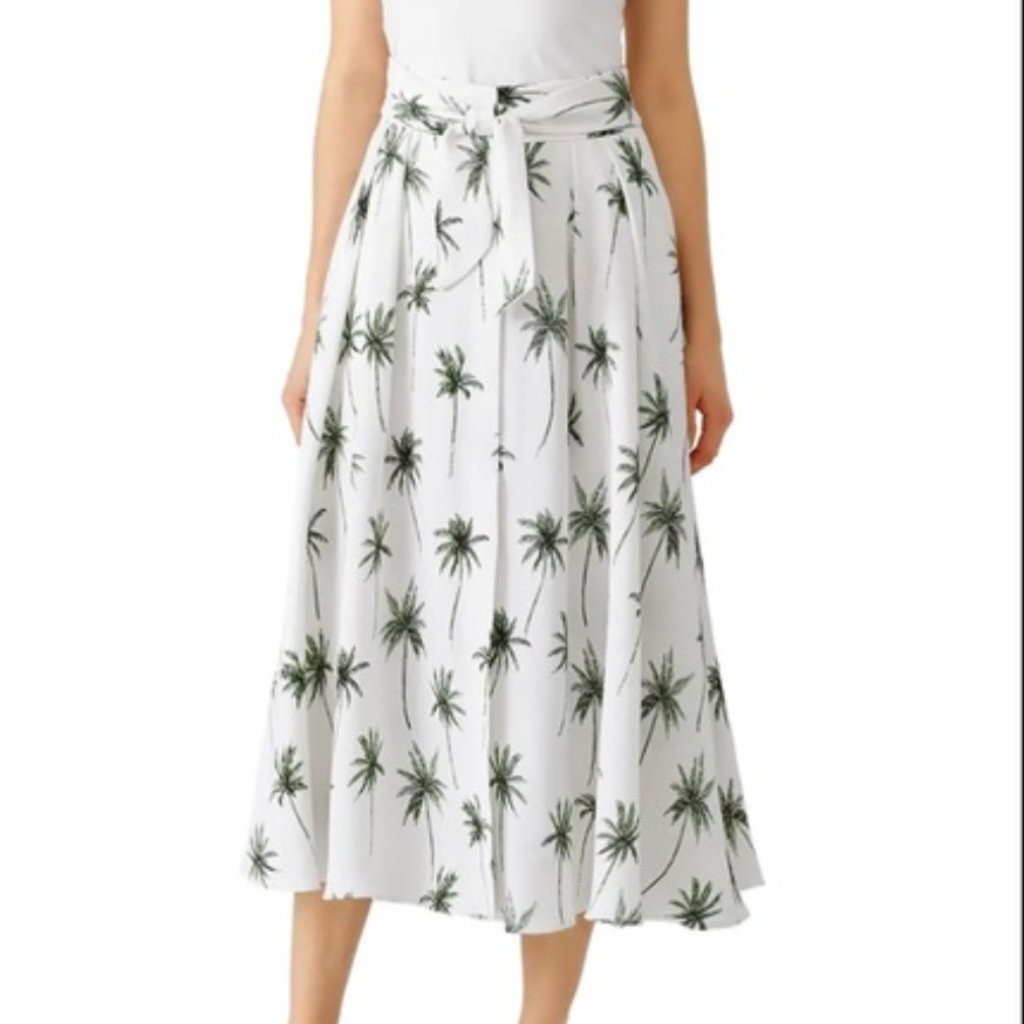 Milly Jackie Palm Skirt